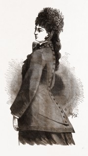 BERTHA CONFECTION, 19th CENTURY FASHION, DRESS, CLOTHING, COVENT GARDEN, LONDON, UK