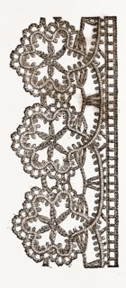 CROCHET LACE, NEEDLEWORK, 19th CENTURY EMBROIDERY