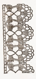 CROCHET EDGING, NEEDLEWORK, 19th CENTURY EMBROIDERY