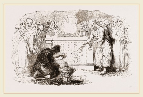 Offering of Pigeons required by the Jewish Law