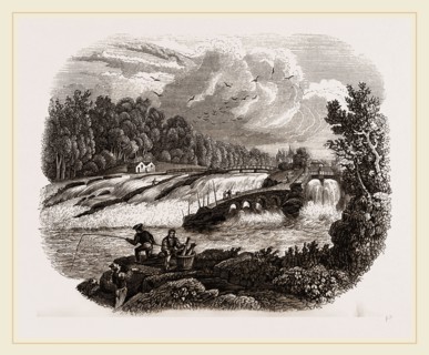 Coleraine Salmon-leap on the Bann, Northern Ireland