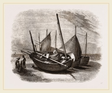 Fishing-boats at Hastings, UK