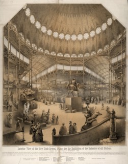 Interior view of the New York Crystal Palace for the exhibition of the industry of all nations;