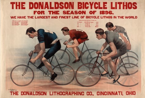 The Donaldson bicycle lithos for the season of 1896; Donaldson Lith. Co., lithographer; Cincinnati