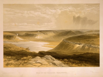 Head of the harbour, Sebastopol / W. Simpson, del. ; T. Picken, lith. ; Day & Son, Lithrs. to the
