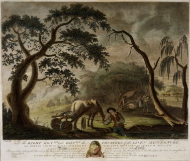 To the right hon'ble ... trustees of the linen manufacture ... this view taken in the County of
