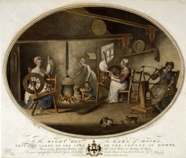To the right hon'able the Earl of Moira, this plate, taken on the spot in the County of Downe,