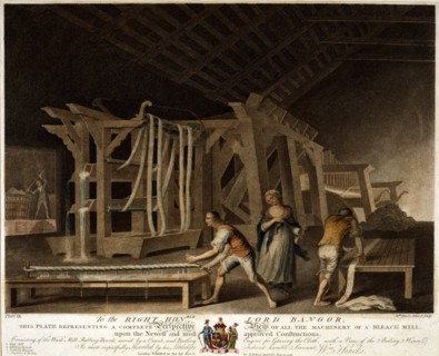 To the right hon'ble Lord Bangor, this plate representing a complete perspective view of all the