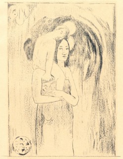 Paul Gauguin (French, 1848 - 1903). Ja Orana Maria (Je vous salue, Marie), 19th century. Lithograph