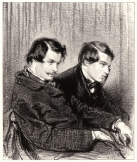 Paul Gavarni (aka Hippolyte-Guillaume-Sulpice Chevalier, French, 1804 - 1866). Messieurs du