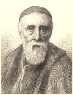 Alphonse Legros (French, 1837 - 1911). Portrait of G. F. Watts. Lithograph.