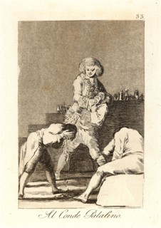 Francisco de Goya (Spanish, 1746-1828). Al Conde Palatino. (To the Count Palatine [or] Count of the
