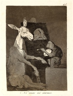 Francisco de Goya (Spanish, 1746-1828). Ni mas ni menos. (Neither more nor less.), 1796-1797. From