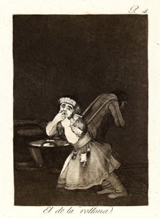 Francisco de Goya (Spanish, 1746-1828). El de la rollona. (Nanny's boy.), 1796-1797. From Los