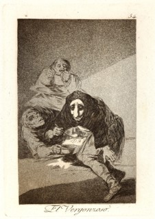 Francisco de Goya (Spanish, 1746-1828). El Vergonzoso. (The shamefaced one.), 1796-1797. From Los
