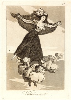 Francisco de Goya (Spanish, 1746-1828). Volaverunt. (They have flown.), 1796-1797. From Los