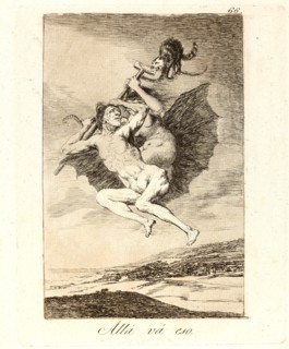 Francisco de Goya (Spanish, 1746-1828). AllÃ¡ vÃ¡ eso. (There it goes.), 1796-1797. From Los