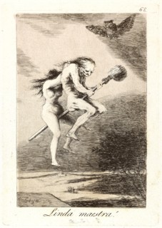 Francisco de Goya (Spanish, 1746-1828). Linda maestra! (Pretty teacher!), 1796-1797. From Los