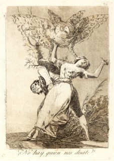 Francisco de Goya (Spanish, 1746-1828). Â¿No hay quien nos desate? (Can't anyone untie us?),
