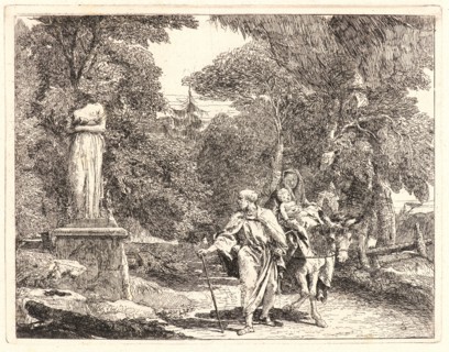 Giovanni Domenico Tiepolo (Italian, 1727 - 1804). The Episode of the Falling Idol, 1750-1753. From