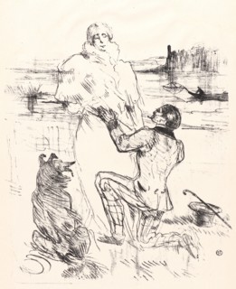 Henri de Toulouse-Lautrec (French, 1864 - 1901). The Declaration (La Déclaration), 1898 (posthumous