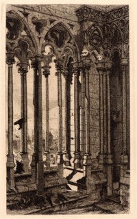 Edmond Gosselin (French, 19th century) after Charles Meryon (French, 1821 - 1868). Gallery of Notre