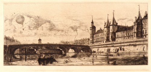 Edmond Gosselin (French, 19th century) after Charles Meryon (French, 1821 - 1868). Le