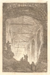 Hubert Robert (French, 1733 - 1808). The Ancient Gallery, 1763-1764. From Evenings in Rome (Les