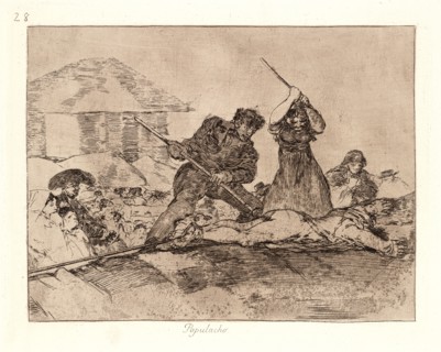 Francisco de Goya (Spanish, 1746-1828). Rabble (Populacho), 1810-1815, printed 1863. From The