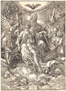 Albrecht DÃ¼rer (German, 1471-1528). The Holy Trinity, 1511. Woodcut.