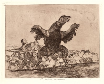 Francisco de Goya (Spanish, 1746-1828). The Carnivorous Vulture (El Buitre CarnÃ­voro), 1810-1815,