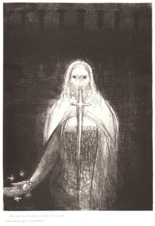 Odilon Redon (French, 1840 - 1916). And he had in his right hand seven stars, and out of his mouth