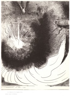 Odilon Redon (French, 1840 - 1916). And there fell a great star from heaven, burning as it were a