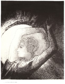 Odilon Redon (French, 1840 - 1916). A woman clothed with the sun (Une femme revetue du soleil),