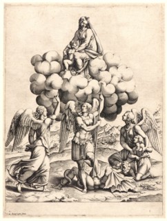 Diana Scultori (aka Mantovana, Italian, ca. 1535-1587) after Raphael (Italian, 1483 - 1520). The