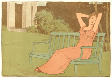 Maurice Réalier-Dumas (French, 1860 - 1928). Corinne, 1897. Lithograph on wove paper. Sheet: 405 mm