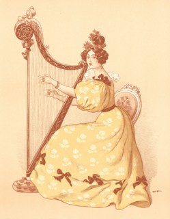 Roedel (French, 1859 - 1900). La Romance, 1898. Color lithograph on wove paper. Sheet: 405 mm x 308