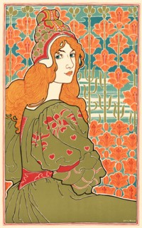 Louis John Rhead (American, 1857 - 1926). Jane, 1897. Color lithograph on wove paper. Sheet: 405 mm