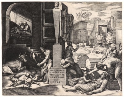Marcantonio Raimondi (Italian, ca. 1470/1482 - 1527/1534) after Raphael (Italian, 1483 - 1520). The