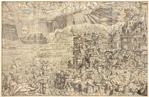 Melchior Lorck (aka Melchior Lorichs, Danish, 1526/1527-after 1588). The Flood, 16th century.