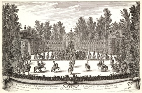IsraÃ«l Silvestre (French, 1621-1691). Plate from â€úPremiere Journeeâ€ù, 17th century. From Les