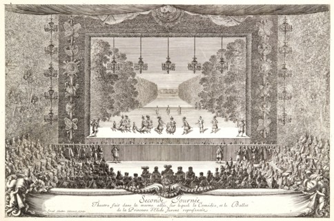 IsraÃ«l Silvestre (French, 1621-1691). Plate from â€úSeconde Journeeâ€ù, 17th century. From Les