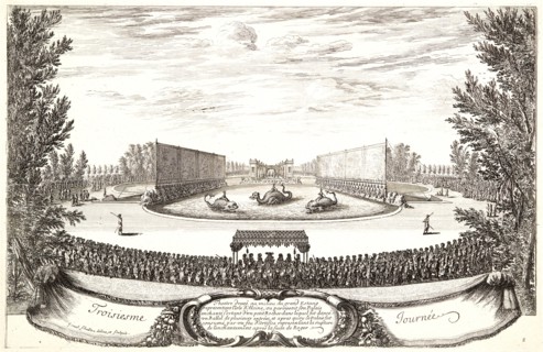 IsraÃ«l Silvestre (French, 1621-1691). Plate from â€úTroisieme Journeeâ€ù, 17th century. From Les