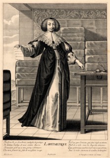 Gilles Rousselet (French, 1610-1686) after Grégoire Huret (French, 1606 - 1670). Arithmetic, 17th