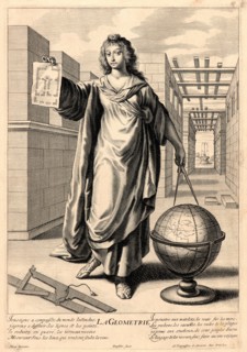 Gilles Rousselet (French, 1610-1686) after Grégoire Huret (French, 1606 - 1670). Geometry, 17th
