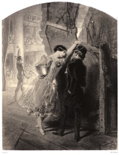 Paul Gavarni (aka Hippolyte-Guillaume-Sulpice Chevalier, French, 1804 - 1866). La Cantonnade, 19th