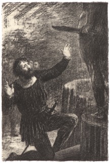 Henri Fantin-Latour (French, 1836 - 1904). Benvenuto Cellini: Acte III, La Fonte du Persée.