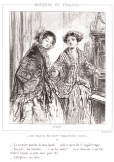 Paul Gavarni (aka Hippolyte-Guillaume-Sulpice Chevalier, French, 1804 - 1866). My husband's last