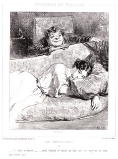 Paul Gavarni (aka Hippolyte-Guillaume-Sulpice Chevalier, French, 1804 - 1866). Not love me any