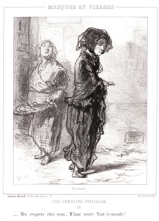 Paul Gavarni (aka Hippolyte-Guillaume-Sulpice Chevalier, French, 1804 - 1866). I express my